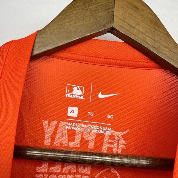 Detroit Tigers Shirt Men's XL Orange Tiny Graphic Foundation Charity Lightweight - Picture 5 of 9